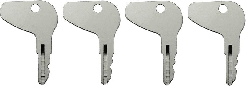gradora 4PCS H32412 Ignition Keys Replacement for Ku-bota L, G & M Series Mahin-dra Mitsu-bishi Ca-se Tractor 32412 35260-31852 - Image 2